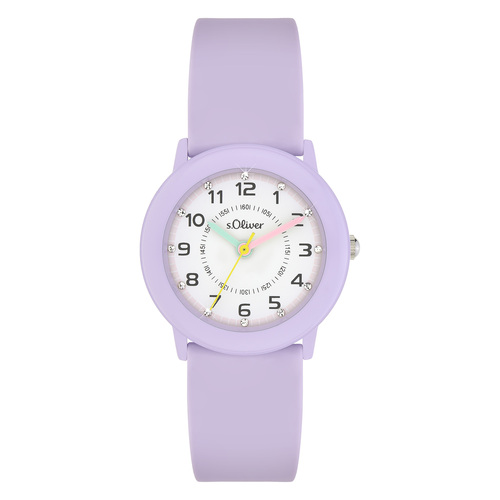 s.Oliver Uhr Kinder-Armbanduhr Kids M�dchen Silikon SO-4520-PQ