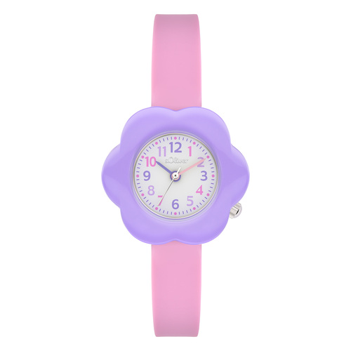 s.Oliver Uhr Kinder-Armbanduhr Kids M�dchen Silikon SO-4522-PQ