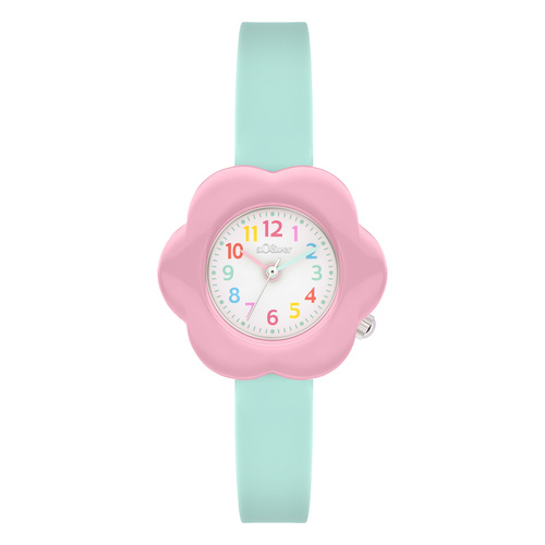 s.Oliver Uhr Kinder-Armbanduhr Kids M�dchen Silikon SO-4523-PQ