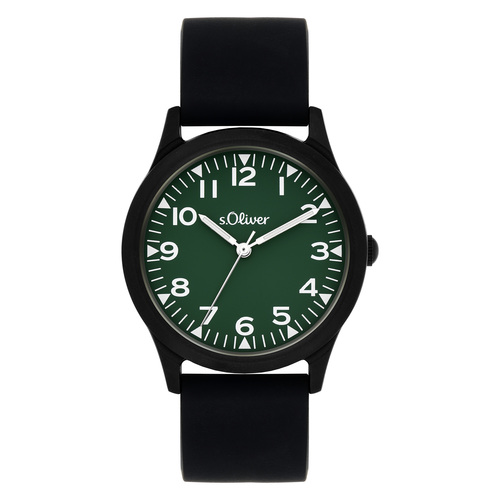 s.Oliver Uhr Kinder-Armbanduhr Jungen Silikon SO-4525-PQ