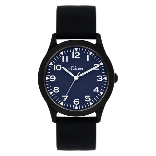 s.Oliver Uhr Kinder-Armbanduhr Jungen Silikon SO-4526-PQ