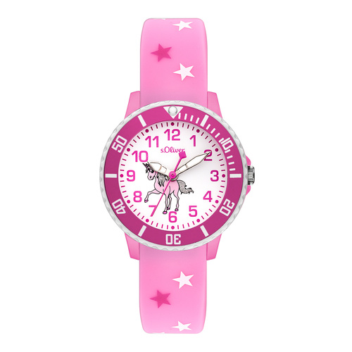 s.Oliver Uhr Kinder-Armbanduhr Silikon Kids M�dchen Silikon SO-3561-PQ