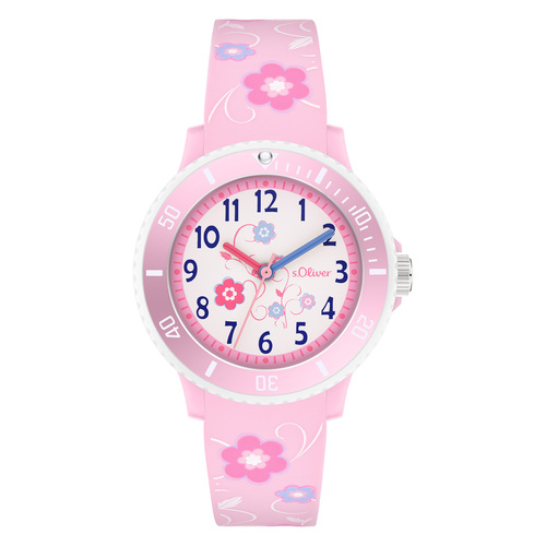 s.Oliver Uhr Kinder-Armbanduhr Silikon Kids M�dchen Silikon SO-4499-PQ