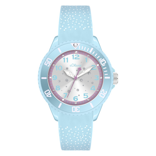 s.Oliver Uhr Kinder-Armbanduhr Silikon Kids M�dchen Silikon SO-4504-PQ
