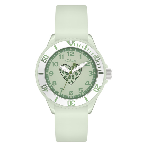 s.Oliver Uhr Kinder-Armbanduhr Silikon Kids M�dchen Silikon SO-4506-PQ