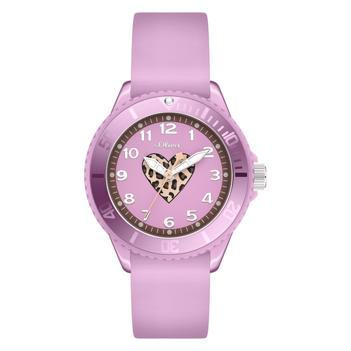 s.Oliver Uhr Kinder-Armbanduhr Silikon Kids M�dchen Silikon SO-4507-PQ