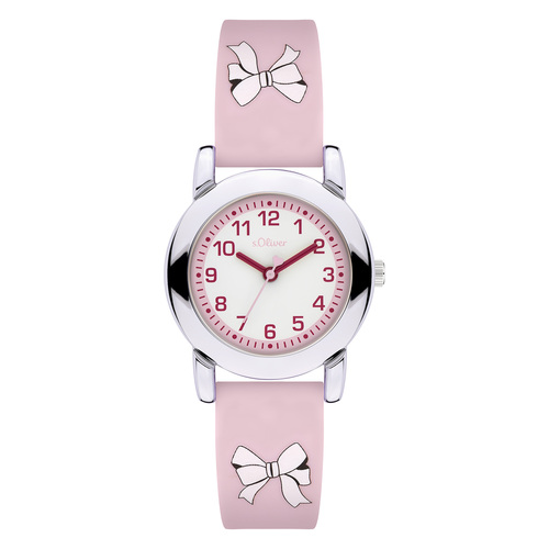 s.Oliver Uhr Kinder-Armbanduhr Kids M�dchen Silikon SO-4509-PQ