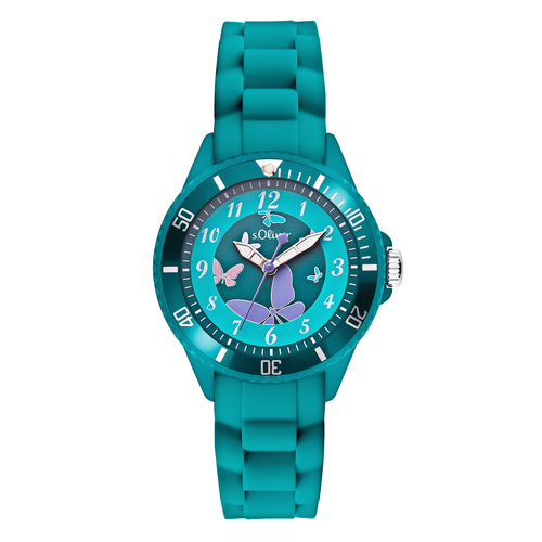 s.Oliver Uhr Kinder-Armbanduhr Silikon Kids M�dchen Silikon SO-2597-PQ