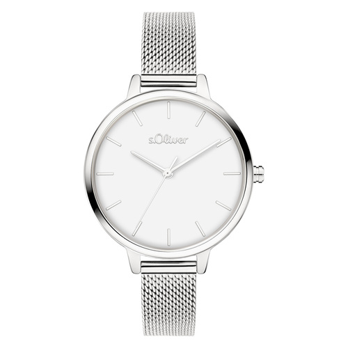 s.Oliver Damen Uhr Armbanduhr Edelstahl SO-4529-MQ