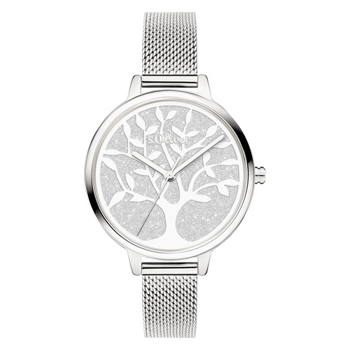 s.Oliver Damen Uhr Armbanduhr Edelstahl SO-4535-MQ