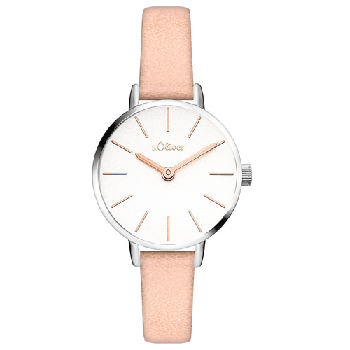 s.Oliver Damen Uhr Armbanduhr Leder SO-4538-LQ