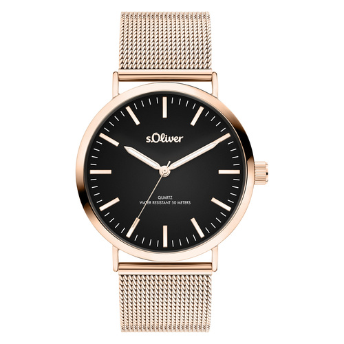 s.Oliver Damen Uhr Armbanduhr Edelstahl SO-4544-MQ
