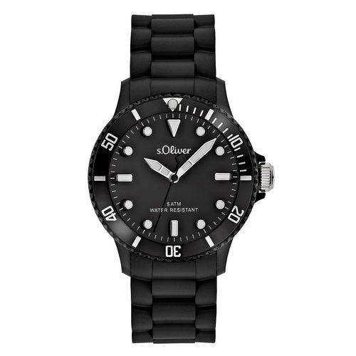s.Oliver Damen Uhr Armbanduhr Silikon SO-2290-PQ