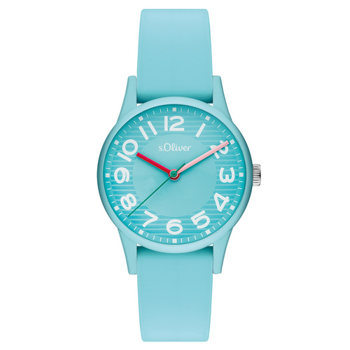 s.Oliver Damen Uhr Armbanduhr Silikon SO-3517-PQ