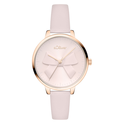s.Oliver Damen Uhr Armbanduhr Leder SO-4559-LQ