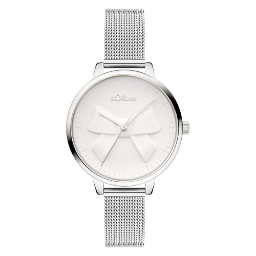 s.Oliver Damen Uhr Armbanduhr Edelstahl SO-4560-MQ