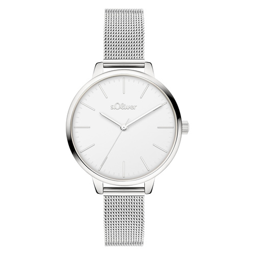 s.Oliver Damen Uhr Armbanduhr Edelstahl SO-4565-MQ