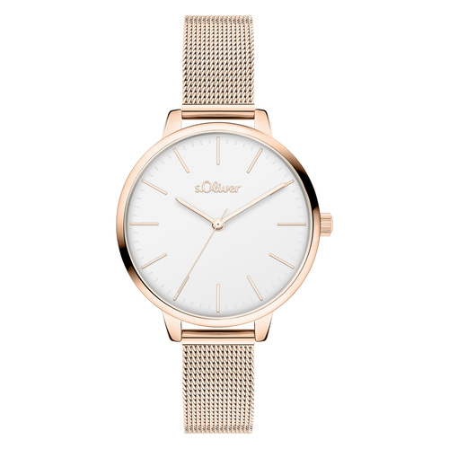 s.Oliver Damen Uhr Armbanduhr Edelstahl SO-4566-MQ