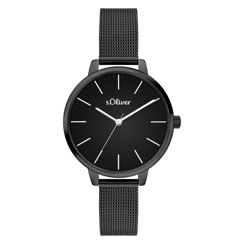 s.Oliver Damen Uhr Armbanduhr Edelstahl  SO-4567-MQ
