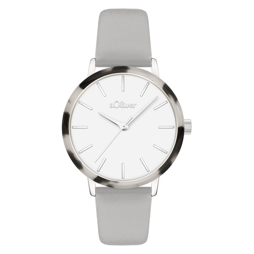 s.Oliver Damen Uhr Armbanduhr Leder SO-4576-LQ