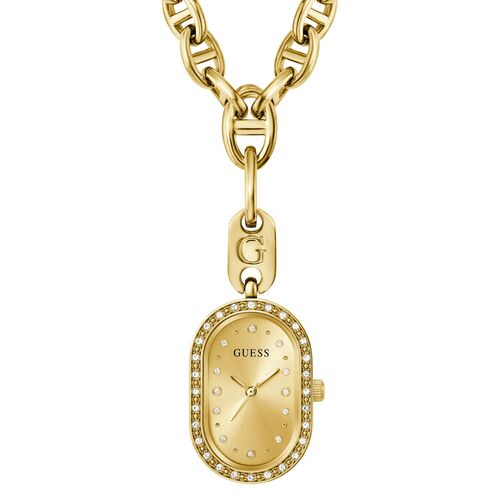Guess Damen Uhr Ketteuhr ODETTE GW1089L2 Edelstahl 