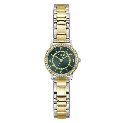 Guess Damen Uhr Armbanduhr MELODY GW0468L7 Edelstahl bicolor