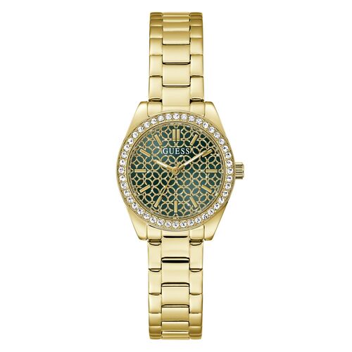 Guess Damen Uhr Armbanduhr MINI LUNA GW1100L2 Edelstahl 