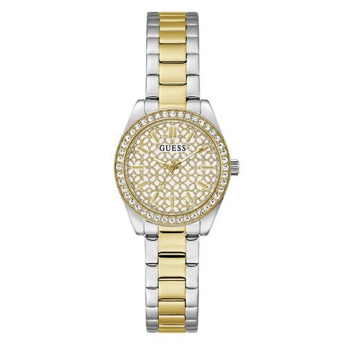 Guess Damen Uhr Armbanduhr MINI LUNA GW1100L3 Edelstahl 