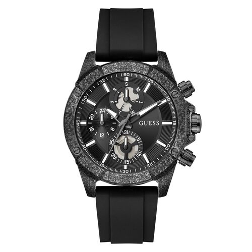 Guess Herren Uhr Armbanduhr Multifunktion TRISTAN GW1135G3 Silikon