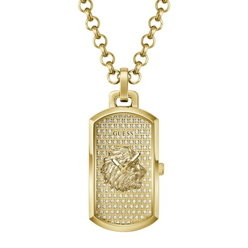 Guess Herren Uhr Kettenuhr KANE GW1141G2 Edelstahl 