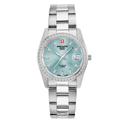 Swiss Alpine Military Damen Uhr Analog Quarz 7714.7131SAM Edelstahl