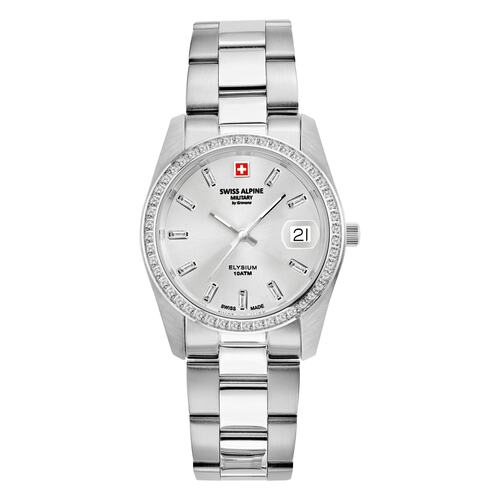 Swiss Alpine Military Damen Uhr Analog Quarz 7714.7132SAM Edelstahl