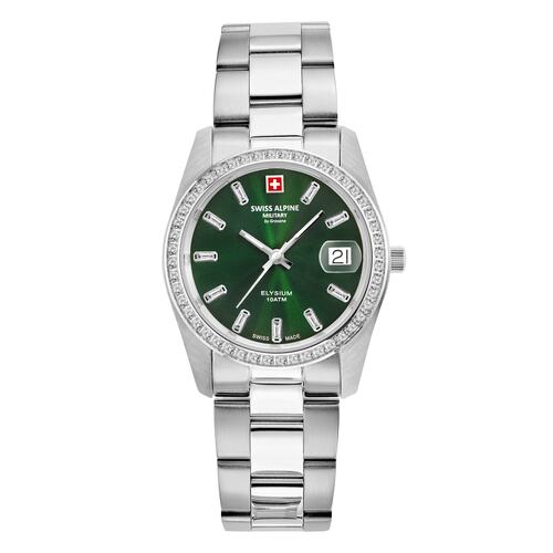 Swiss Alpine Military Damen Uhr Analog Quarz 7714.7134SAM Edelstahl