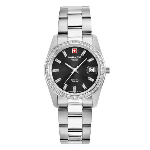 Swiss Alpine Military Damen Uhr Analog Quarz 7714.7137SAM Edelstahl