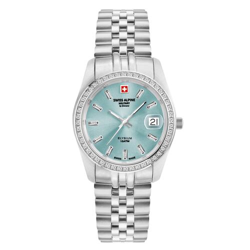 Swiss Alpine Military Damen Uhr Analog Quarz 7714.7231SAM Edelstahl