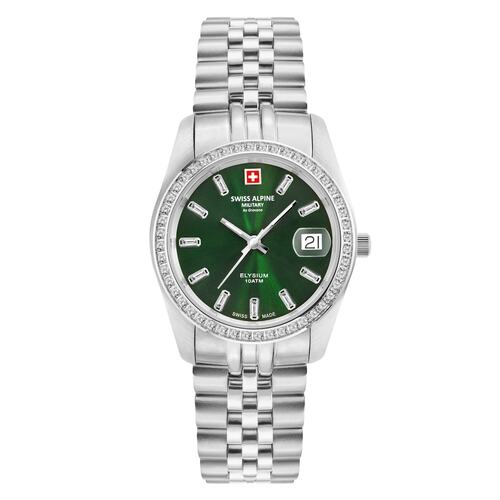 Swiss Alpine Military Damen Uhr Analog Quarz 7714.7234SAM Edelstahl