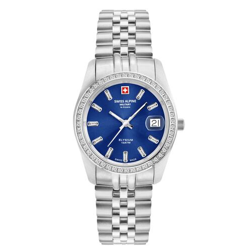 Swiss Alpine Military Damen Uhr Analog Quarz 7714.7235SAM Edelstahl