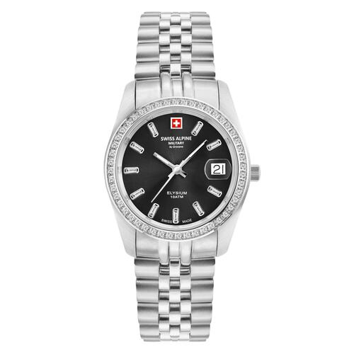 Swiss Alpine Military Damen Uhr Analog Quarz 7714.7237SAM Edelstahl
