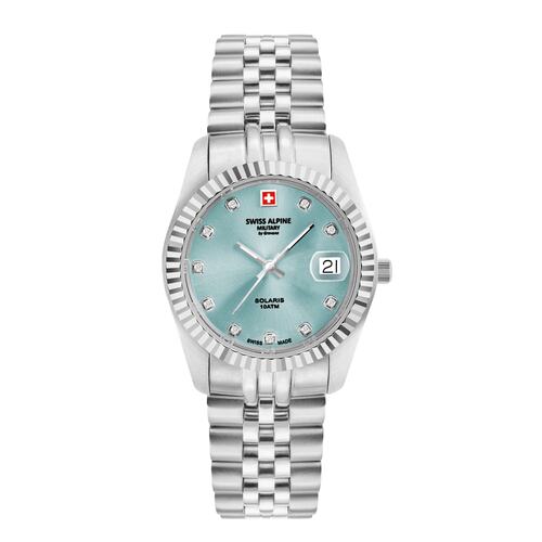 Swiss Alpine Military Damen Uhr Analog Quarz 7716.1231SAM Edelstahl
