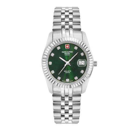 Swiss Alpine Military Damen Uhr Analog Quarz 7716.1234SAM Edelstahl