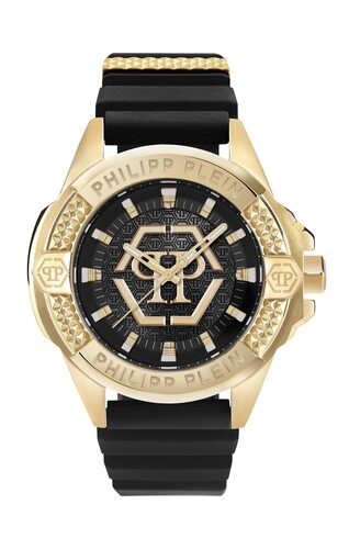 Philipp Plein Herren Uhr Analog Quarz HIGH-CONIC PWBHA0226 Silikon