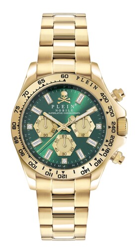 Philipp Plein Herren Uhr Analog Quarz PLEIN NOBILE PWGHA0526 Edelstahl