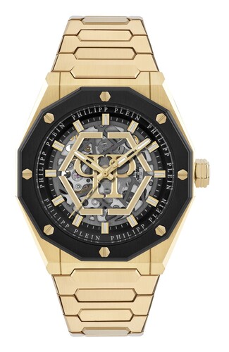Philipp Plein Herren Uhr Automatik PLEIN DELUXE PWAHA0226 Edelstahl