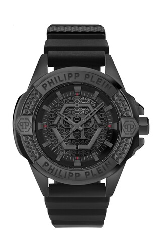 Philipp Plein Herren Uhr Analog Quarz HIGH-CONIC PWBHA0326 Silikon
