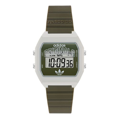 Adidas Unisex Uhr DIGITAL TWO Kunststoff schwarz AOST26525