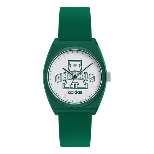 Adidas Unisex Uhr PROJECT TWO Kunststoff gr�n AOST26533
