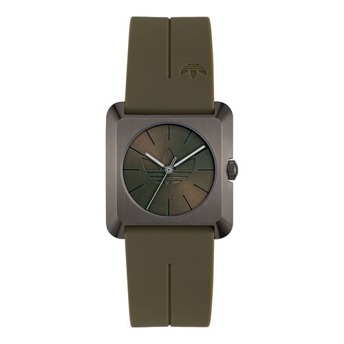 Adidas Unisex Uhr RETRO POP FOUR Silikon gr�n AOSY26504