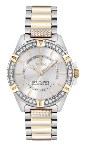 Plein Sport Damen Uhr Analog Quarz BEAUTY DIVA PSLHA0226 Edelstahl