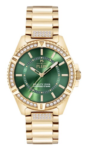 Plein Sport Damen Uhr Analog Quarz BEAUTY DIVA PSLHA0426 Edelstahl
