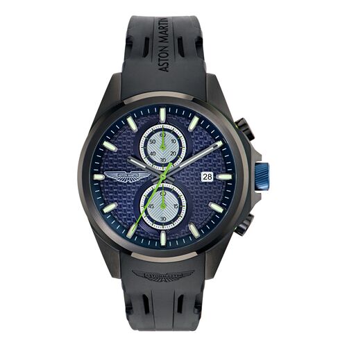 ASTON MARTIN Herren Uhr Chrono Armbanduhr AML THRILL MTRH3F601 Silikon
